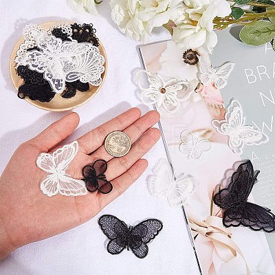 Lace Embroidery Sewing Fiber Appliques DIY-NB0002-60-1