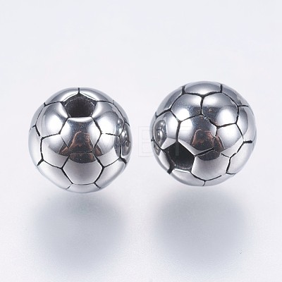 304 Stainless Steel Beads STAS-I069-23AS-8MM-1
