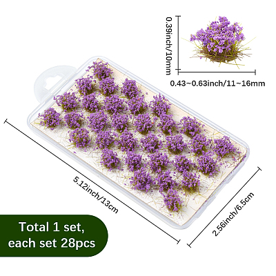 Nylon Mini Grass Tufts AJEW-WH20120-06C-1