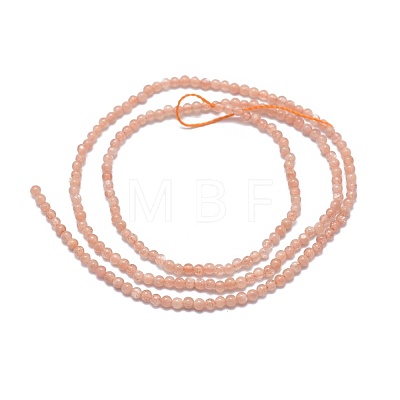 Natural Sunstone Beads Strands G-A177-04-13-1