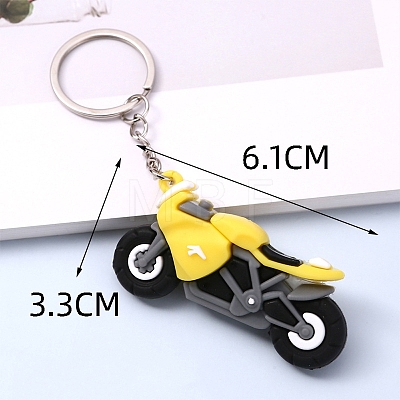 Motorcycle PVC Bag Keychain PW-WGC870C-04-1