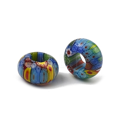 Handmade Millefiori Lampwork European Beads LA-CBA4BF9-01A-1