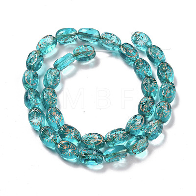 Transparent Glass Beads Strands GLAA-F114-05C-1