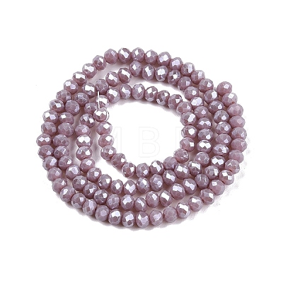 Electroplate Glass Beads Strands EGLA-A044-P3mm-A13-1