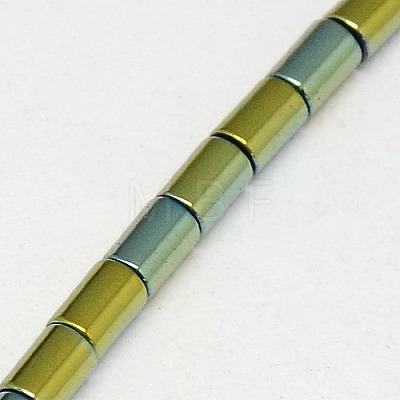 Electroplate Non-magnetic Synthetic Hematite Beads Strands G-J162-C-07-1