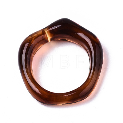 Transparent Resin Finger Rings RJEW-T013-001-F02-1