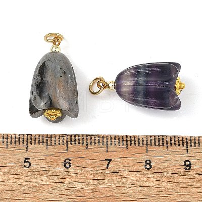 Natural Mixed Gemastone Pendants PALLOY-JF05935-1