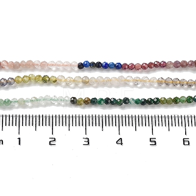 Natural & Synthetic Mixed Gemstone Beads Strands G-D080-A01-03-1