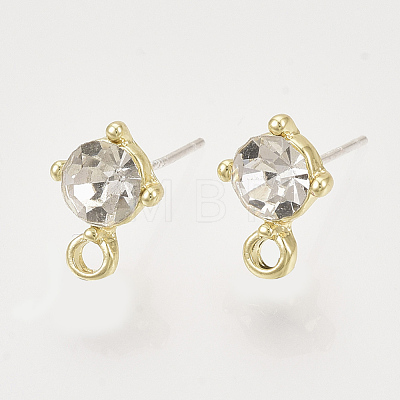 Alloy Stud Earring Findings PALLOY-N0149-21F-1