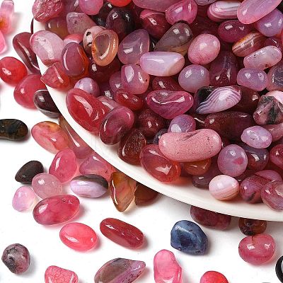 Dyed & Heated Natural Agate Beads X1-G-J402-04B-05-1