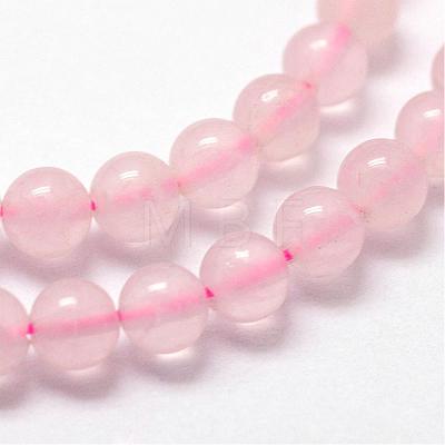 Natural Rose Quartz Beads Strands G-N0195-04-2mm-1