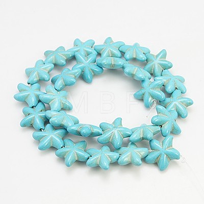 Synthetic Turquoise Beads Strands TURQ-D013-4-1