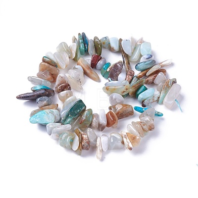 Natural Blue Opal Beads Strands G-I225-13B-1