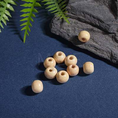 Natural Wood Beads X-YTB022-6-1