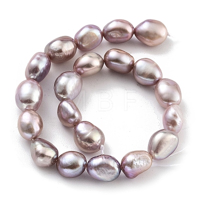 Natural Cultured Freshwater Pearl Beads Strands PEAR-P062-26H-1