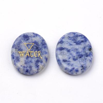 Natural Blue Spot Jasper Beads G-R443-05C-1