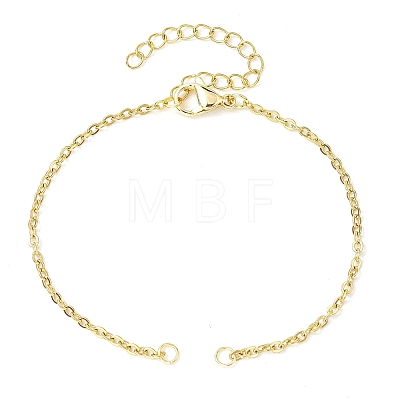 3Pcs 3 Colors Stainless Steel Cable Chain Bracelet Making AJEW-JB01231-1