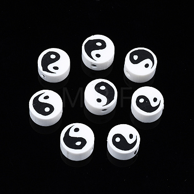 Handmade Polymer Clay Beads X-CLAY-T016-65K-1