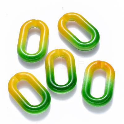 Two Tone Opaque Acrylic Linking Rings OACR-S036-006B-M05-1