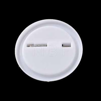 Round Plastic Brooch Base Settings KY-D025-02A-1
