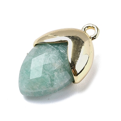Natural Amazonite Pendants G-U019-03A-02-1