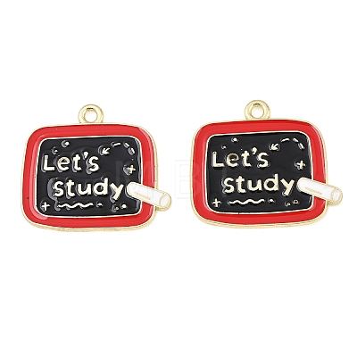 Alloy Enamel Pendants ENAM-L055-01A-01-1