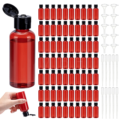 150Pcs PET Plastic Refillale Bottle AJEW-WA0004-23B-1