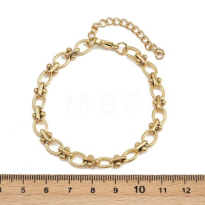 304 Stainless Steel Link Chain Bracelets for Women BJEW-Z143-22G-02-1