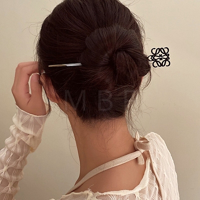 Stainless Steel Hair Sticks PW-WG50306-02-1