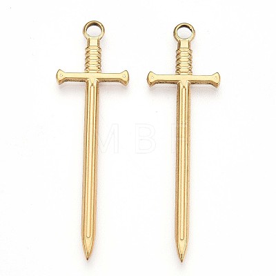 Ion Plating(IP) 304 Stainless Steel Pendants X-STAS-N098-135LG-1