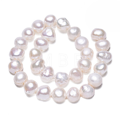Natural Cultured Freshwater Pearl Beads Strands PEAR-N014-05H-1