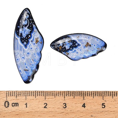 4Pcs 4 Styles Transparent Epoxy Resin Pendants RESI-B032-01C-1