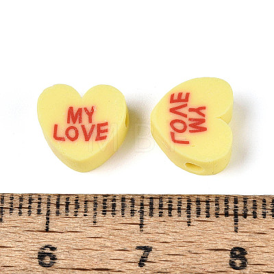 Handmade Polymer Clay Beads CLAY-T023-11B-1