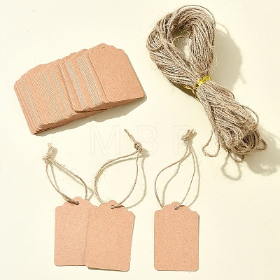 Kraft Paper Gift Tags AJEW-FS0001-15-1