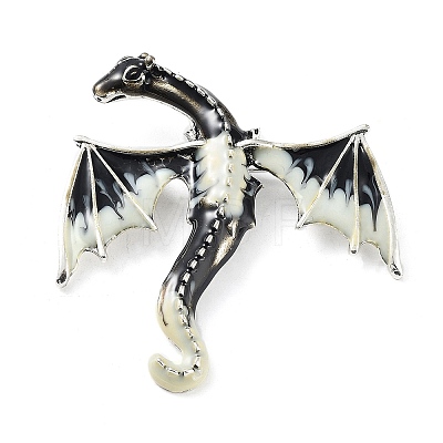 Dragon Alloy Brooch LS-JEWB-K018-13AS-03-1