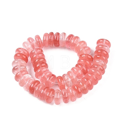 Cherry Quartz Glass Beads Strands G-T138-59-1