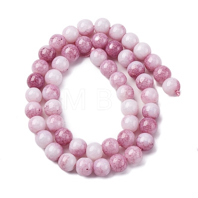 Ombre Effect Dyed Glass Beads Strands GLAA-T031-01O-11-1
