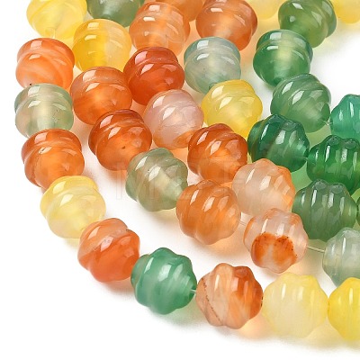 Natural Agate Beads Strands G-Z115-B01-1