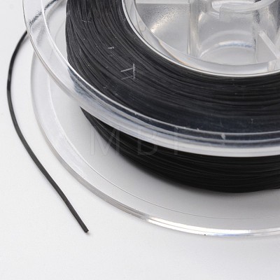 Japanese Eco-Friendly Dyed Flat Elastic Crystal String EW-F005-0.6mm-09-1