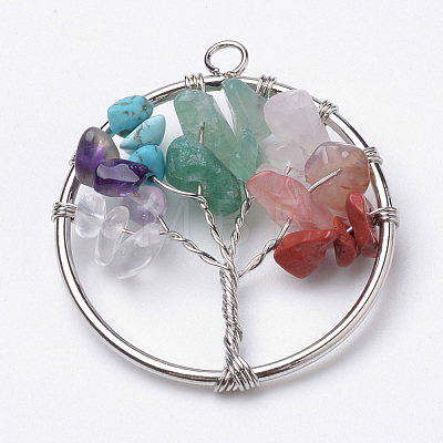 Natural & Synthetic Gemstone Pendants G-S271-23A-01-1
