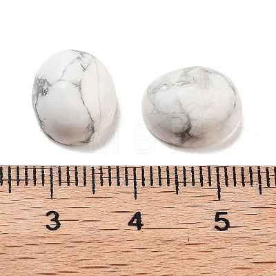 Natural Howlite Cabochons G-G145-01A-36-1