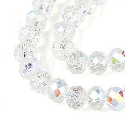 Transparent Glass Beads Strands X-EGLA-N016-6mm-06-1