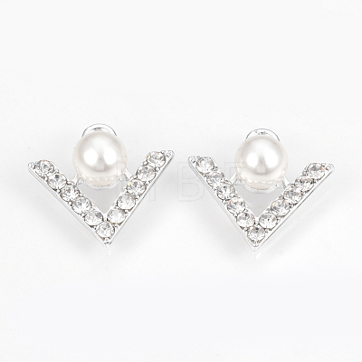 Alloy Rhinestone Pendants X-PALLOY-T027-03P-1
