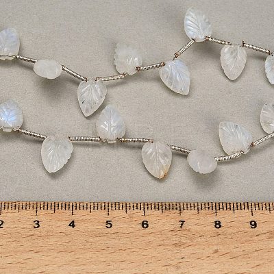 Natural Rainbow Moonstone Carved Beads Strands GG-CBA0C95-E10-1