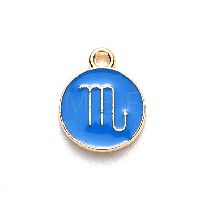Alloy Enamel Pendants LS-ENAM-S124-01B-02L-1