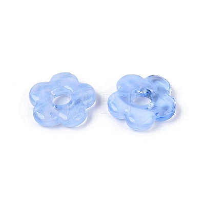 Two Tone Handmade Lampwork European Beads LAMP-N024-39-01C-1