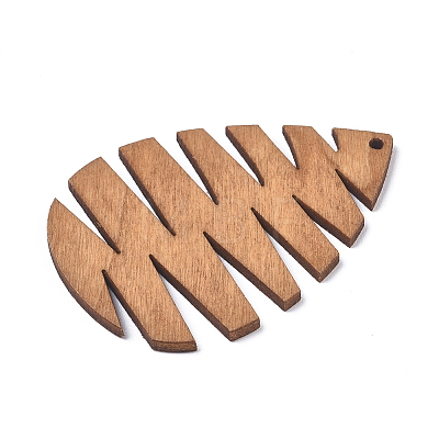 Wooden Big Pendants X-WOOD-WH0100-59E-1
