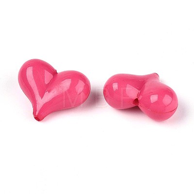 Opaque Acrylic Beads X-MACR-S373-70-A03-1