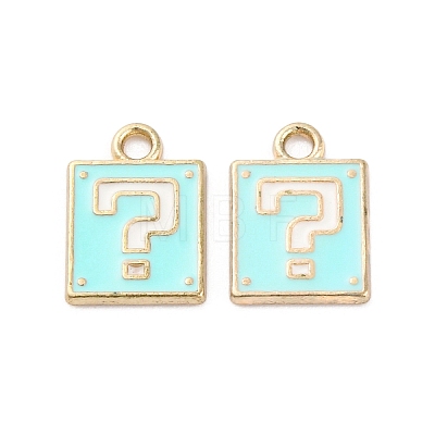 Alloy Enamel Charms ENAM-Q001-08G-04-1