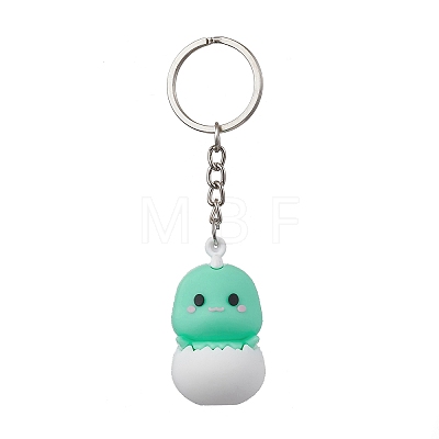 Cartoon Dinosaur Baby PVC Plastic Keychain KEYC-JKC00669-1